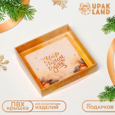 Confectionery packaging with PVC "World of Miracles", 16 x 16 x 3 cm-1
