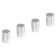 Caps on the tire valve K-7, silver, metal, 4 pcs. AVC31