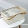 Universal rectangular basket LADOOM, 40 × 25 × 18.5 cm, white color