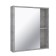 Bathroom mirror "Eco 60" gray concrete, 12 x 60 x 65 cm