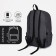 School backpack from lightning textiles, Fulldorn, external pocket, color gray color