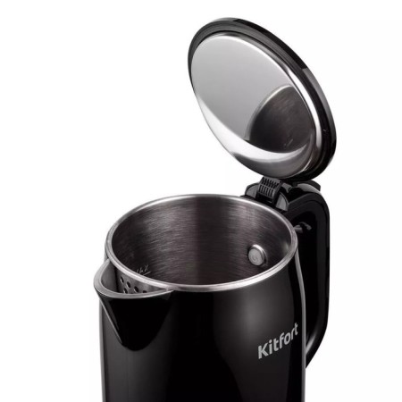 Electric ketta KitFort KT-6131, plastic, Metal flask, 1.7 l, 2200 watts, black-2