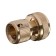 Connector, 3/4 "(19 mm), fast -fast connection, brass, Greengo