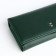 Women's wallet on magnet, green color