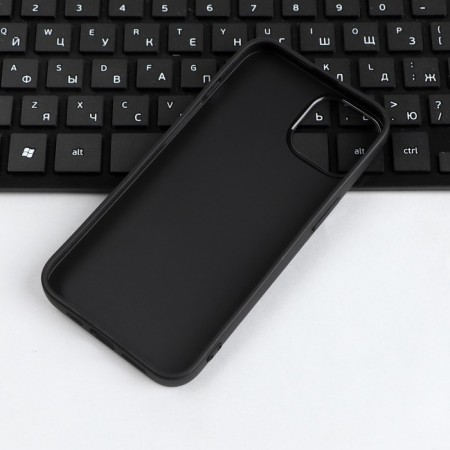 Red Line Ultimate cover, for iPhone 14, silicone, black-2