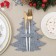 Envelope for cutlery "Christmas tree" 19x21 cm, 100% p/e, felt