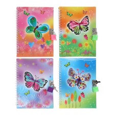 Notebook Gift Book on the lock, A6+, 50 sheets, line, 