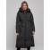 Coat insulated winter female, size 48, black color