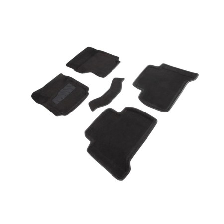 Pile rug for Volkswagen Amarok, 2009-, Black