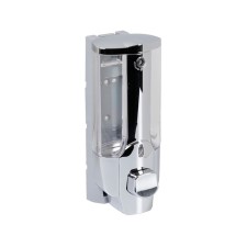 Axentia dispenser for liquid soap and shampoo wall silver, volume 380 ml, 19 cm