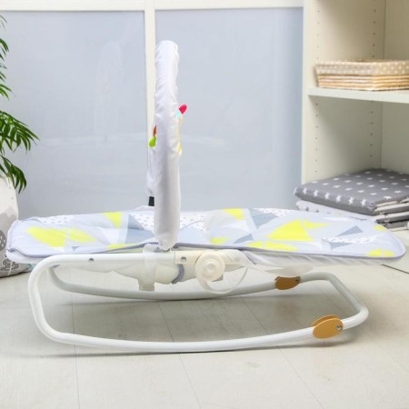 Shakeslong - rocking chair for newborns "Geometry", game arc, toys mix-8
