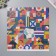 Scrapbooking paper "Color Geometry" density 180 grams set 5 pcs 30.5x32 cm