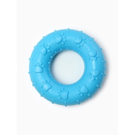 Chewing toy "Donut", 7 cm, blue-1