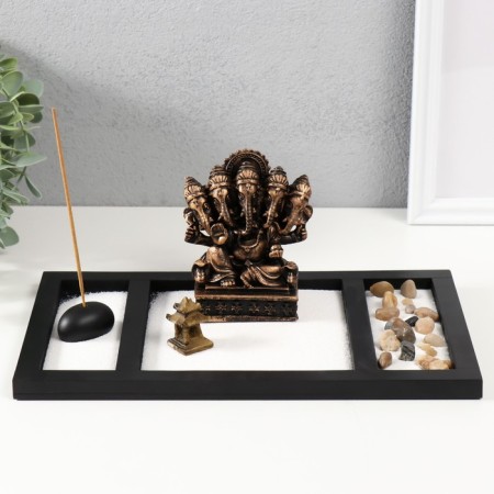 Garden of Zen Stones 2*28*16.5 cm "Ganesha five -headed", black-5