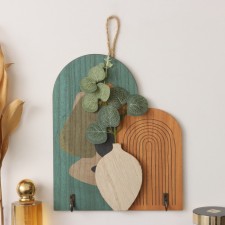 Decorative wood hooks 