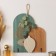 Decorative wood hooks "Abstraction. Eucalyptus in a vase" 1.5x19.2x23.3 cm