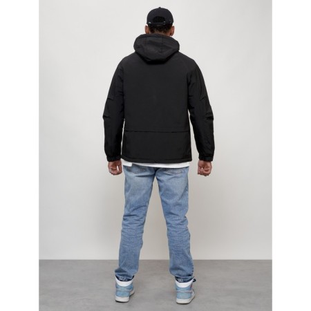 Male spring jacket, size 48, black color-7