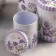 A set of cans for bulk products "Lavender", 3 items: 7 × 9 cm, 10 × 13 cm, 13 × 16 cm
