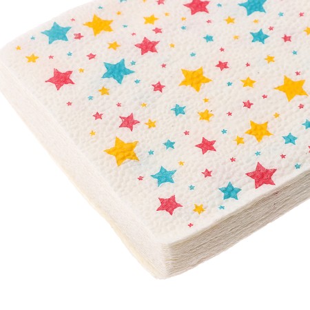 Napkins single -layer "stars" 24x24 cm, set of 50 pcs.-4