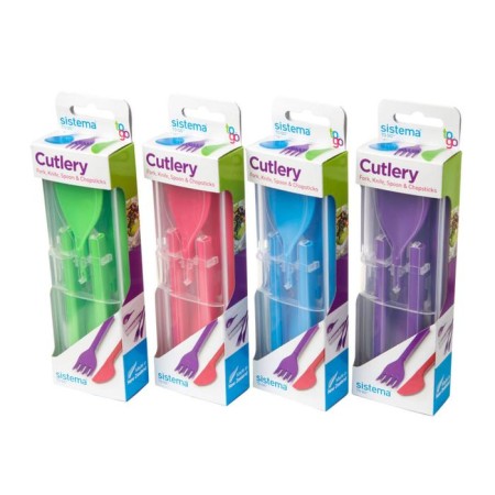Set of cutlery in a case, mix-1