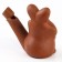 Ceramic "Bunny" whistle, for a painting 3.3 × 6.3 × 6.2 cm