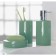 Spiralla Tube Moss-Green, green liquid dispenser, green