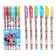 A set of gel handles with sparkles, 6 colors, Minnie Mouse