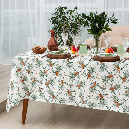 Babier "Ethel" Berry Garden 149x180 cm, 100% cotton, reps 210 g/m2-1