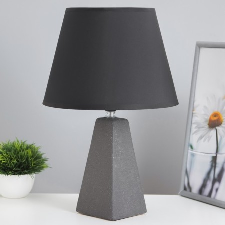 Alberte table lamp E27 40W gray 25x25x36cm Risalux