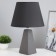 Alberte table lamp E27 40W gray 25x25x36cm Risalux