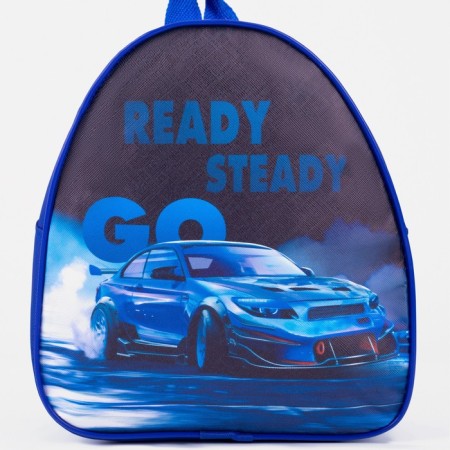 Baby backpack for the boy Ready Steady GO, 23x20.5 cm-1