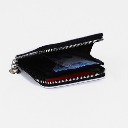 Lightning wallet, card for cards, for coins, white color-1