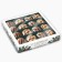 Box for 16 sweets with the cells "New Year's Botanika", 19 x 19 x 3 cm, New Year