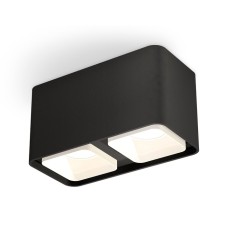 Ambrella Light Acrylic lamp, XS7851021, MR16 GU5.3, GU10 LED 10 watts, color black sand, white matte