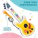 Musical guitar, sound, light