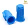 A set of bilateral rubber attacks for brushing animal teeth, 2 pcs, mix of flowers