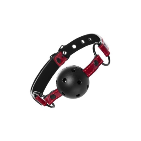 Toyfa Theater gag, PU Skin, 65 cm, red color