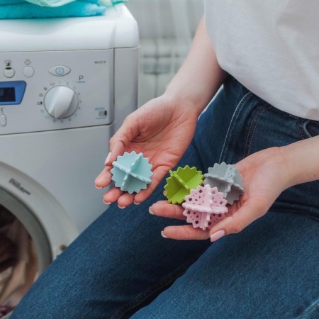 Balls for washing linen shade, 4 pcs, color mix-8
