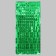 Festive curtain 100*200 cm, green color