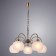 MARGO 25 cm chandelier, D 60 cm, 5x60W E27