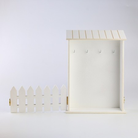The keybox is “white”, 22.5 x 30.5 x 5.7 cm.-9