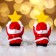 Miniature Puppet "Santa Claus with a star", set 2 pcs., Size 1 pc. - 3.7 × 2.3 cm