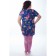 Female trousers, size 56, pink color
