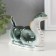 Souvenir Ceramics "Cobra Creeping" green with gold 4x11.3x8.5 cm