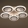 Causteen from PDU 1968/5 LED 170W 3000-6000K Dimmer white 58x58x6 cm Bayerlux