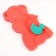 Maxi swimming lining "Bear", red/pink color, 55x30x6cm