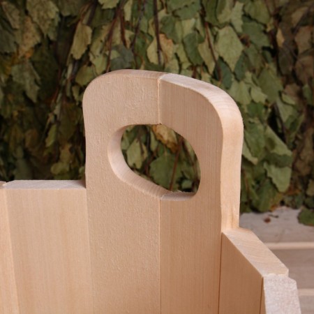 Gang of linden, 15 l, oval, stainless hoop, "Dobroparov"-4