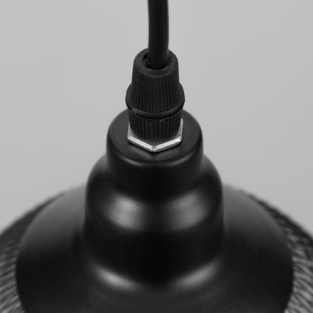 Lamp Bayerlux "Weaving" 1x40W E27 Black 19x19x120 cm.-6