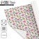 Paper packing gloss double -sided "dinosaurus", 70 x 100 cm
