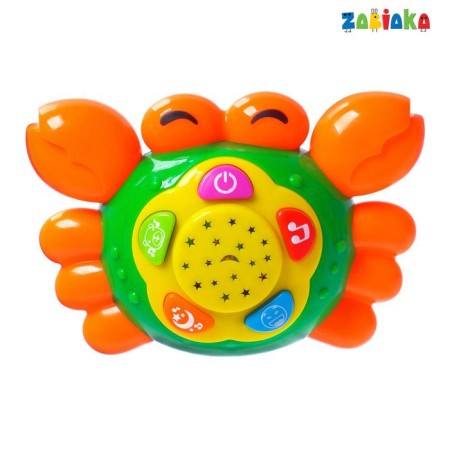 Musical toy "crab", light and sound effects-2